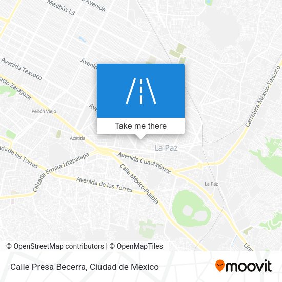 Calle Presa Becerra map