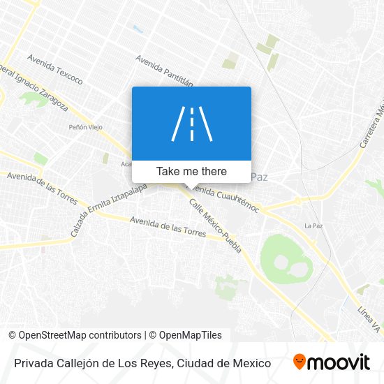 Privada Callejón de Los Reyes map