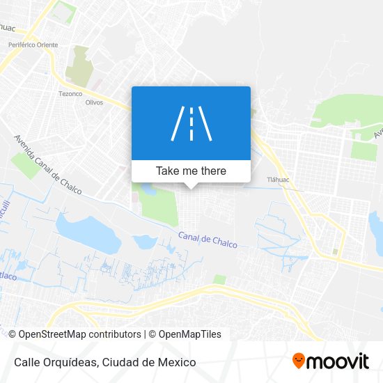 Mapa de Calle Orquídeas