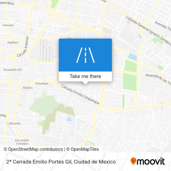 Mapa de 2ª Cerrada Emilio Portes Gil