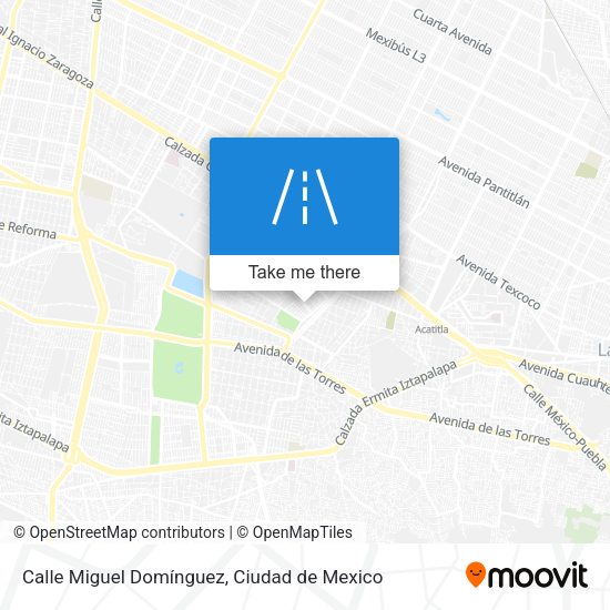 Mapa de Calle Miguel Domínguez