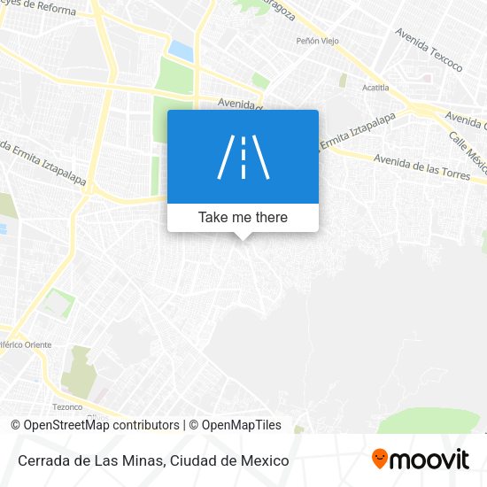 Cerrada de Las Minas map