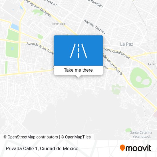 Mapa de Privada Calle 1