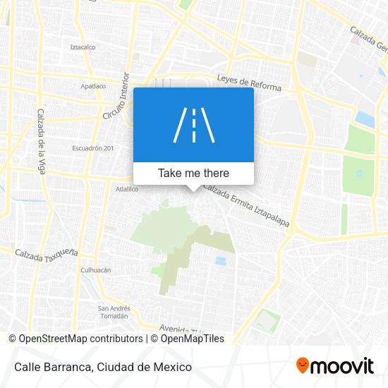 Mapa de Calle Barranca