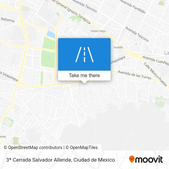 3ª Cerrada Salvador Allende map