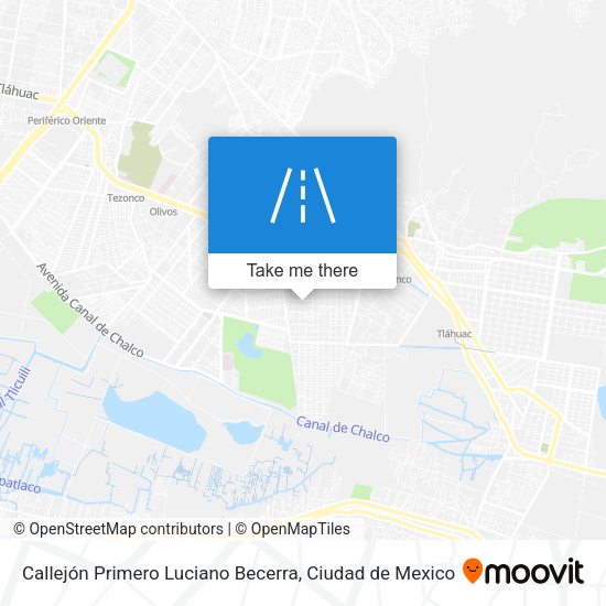 Callejón Primero Luciano Becerra map
