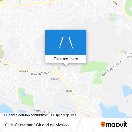 Calle Getsemaní map
