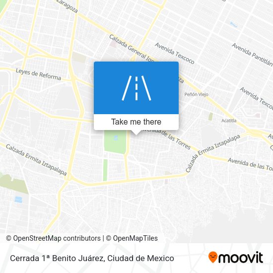 Cerrada 1ª Benito Juárez map