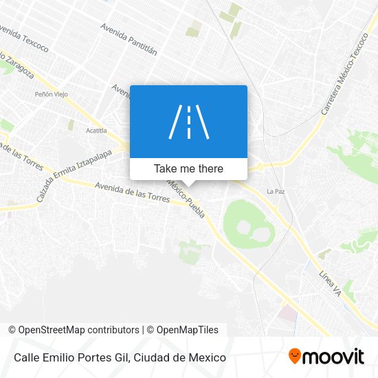 Mapa de Calle Emilio Portes Gil