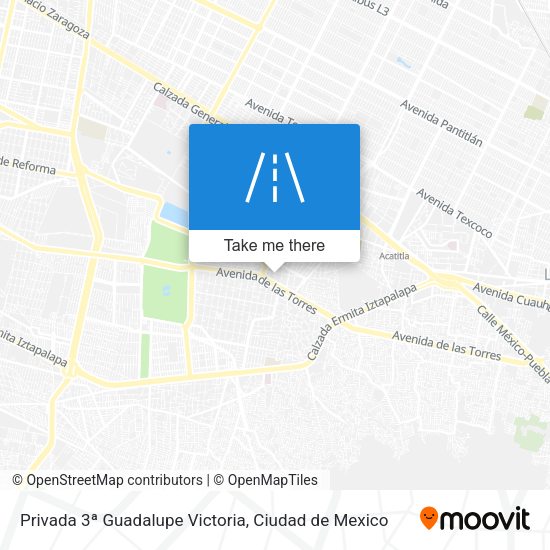 Mapa de Privada 3ª Guadalupe Victoria