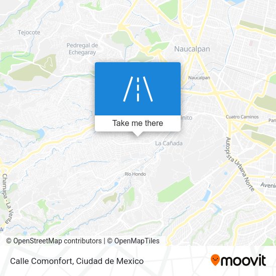 Calle Comonfort map