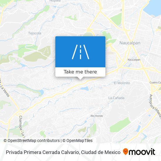 Privada Primera Cerrada Calvario map