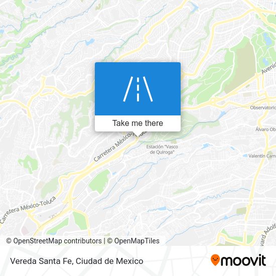Vereda Santa Fe map