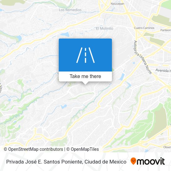 Privada José E. Santos Poniente map