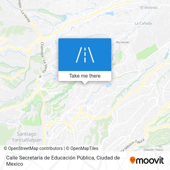 Mapa de Calle Secretaría de Educación Pública