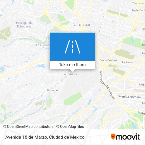 Avenida 18 de Marzo map