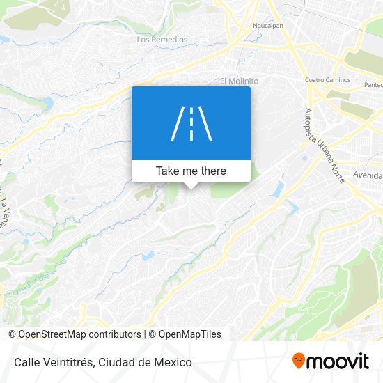 Calle Veintitrés map