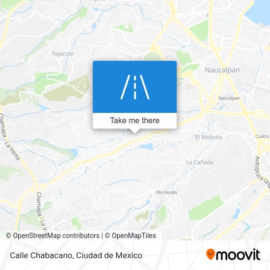 Mapa de Calle Chabacano