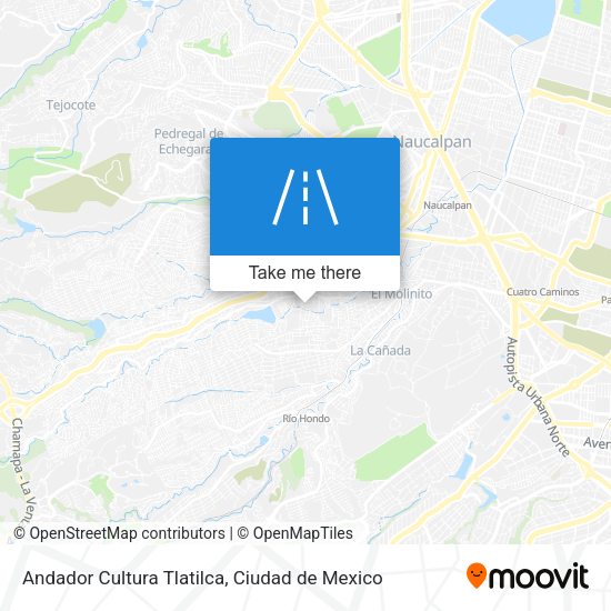 Andador Cultura Tlatilca map