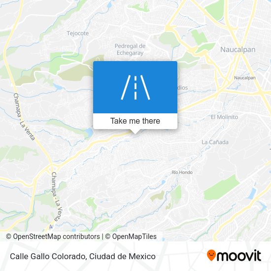 Calle Gallo Colorado map