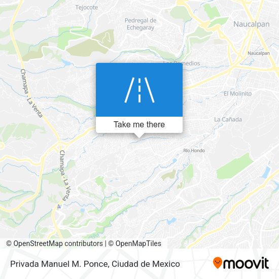 Mapa de Privada Manuel M. Ponce