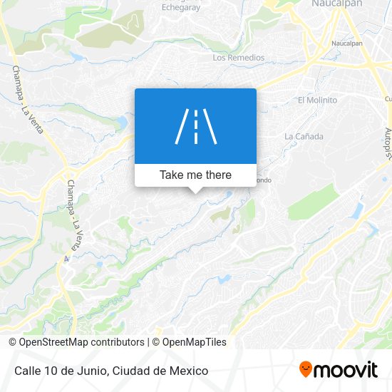 Mapa de Calle 10 de Junio