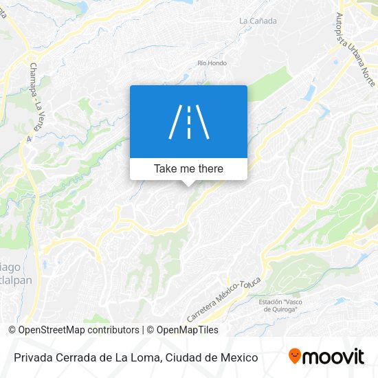 Privada Cerrada de La Loma map