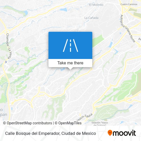 Calle Bosque del Emperador map