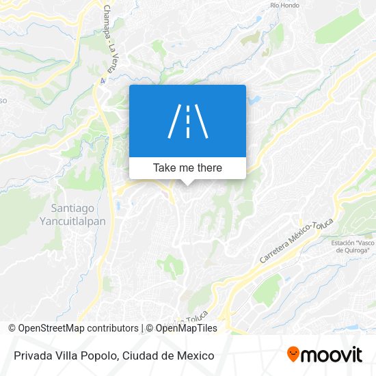 Privada Villa Popolo map