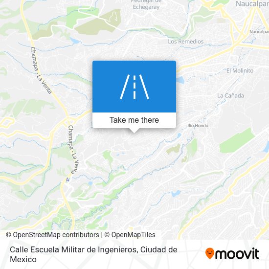 Calle Escuela Militar de Ingenieros map