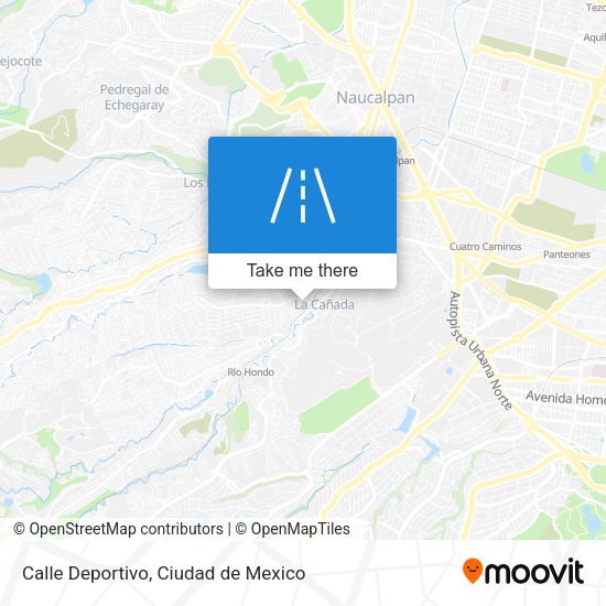Mapa de Calle Deportivo