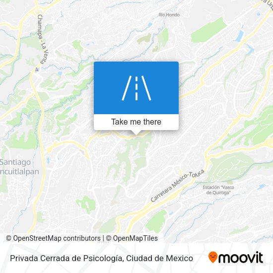 Privada Cerrada de Psicología map
