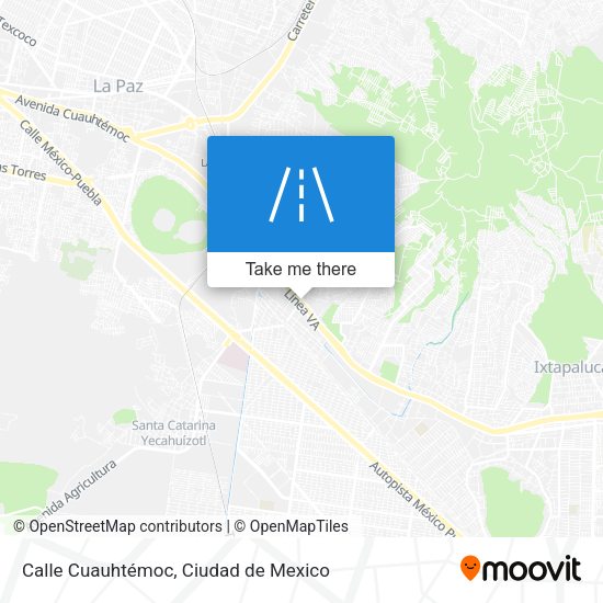 Calle Cuauhtémoc map