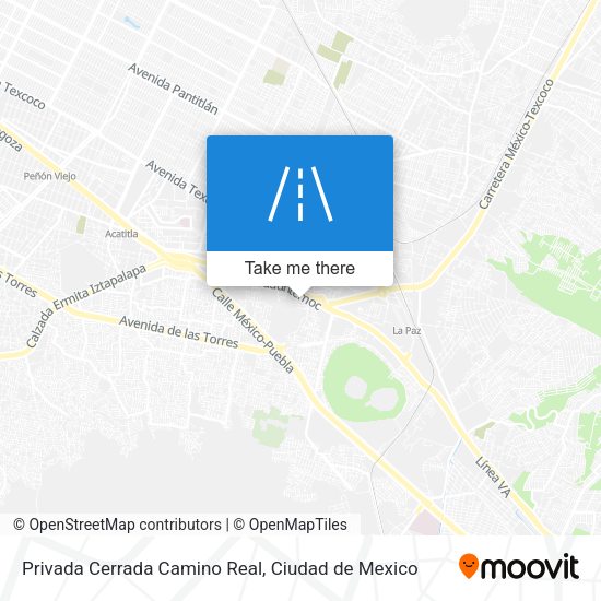 Privada Cerrada Camino Real map