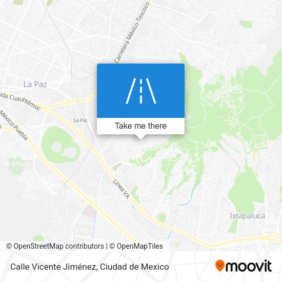 Mapa de Calle Vicente Jiménez