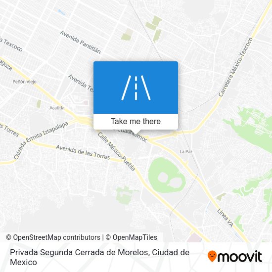 Privada Segunda Cerrada de Morelos map