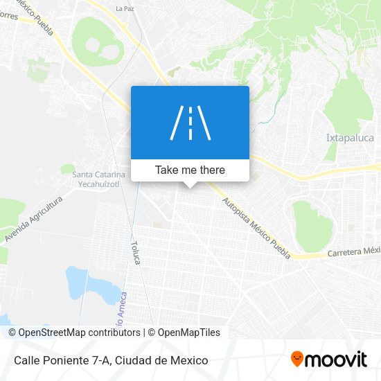 Calle Poniente 7-A map