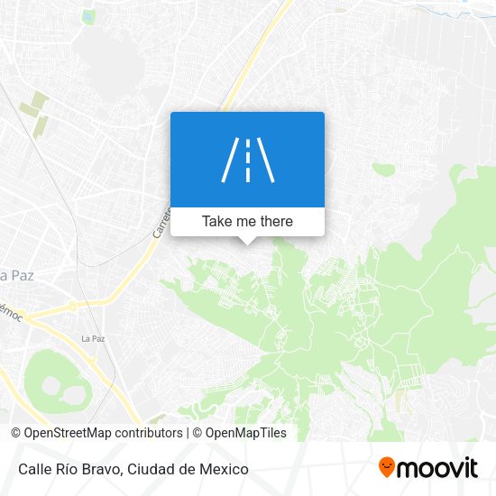 Calle Río Bravo map