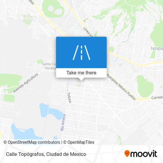 Calle Topógrafos map