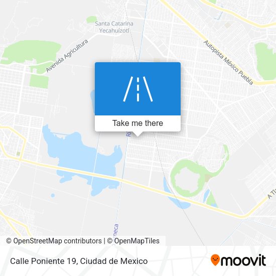 Calle Poniente 19 map
