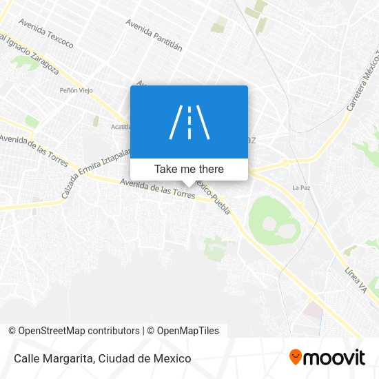 Mapa de Calle Margarita
