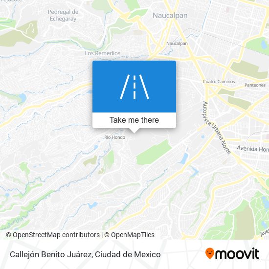 Callejón Benito Juárez map