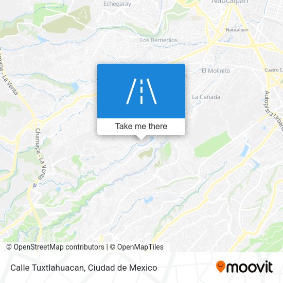 Calle Tuxtlahuacan map