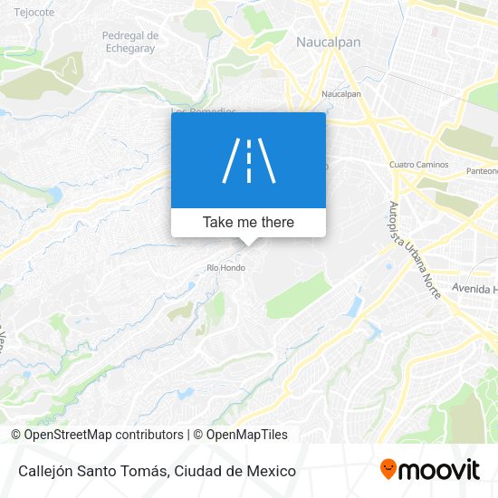 Callejón Santo Tomás map