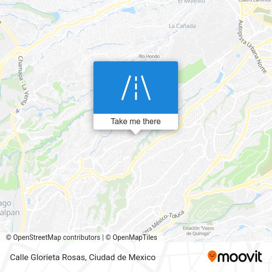 Mapa de Calle Glorieta Rosas