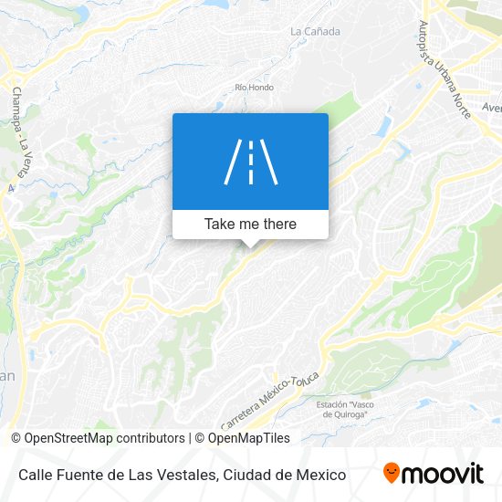 Calle Fuente de Las Vestales map