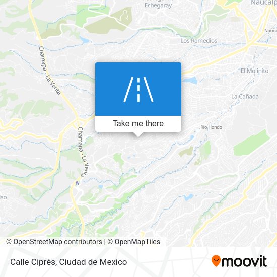 Calle Ciprés map