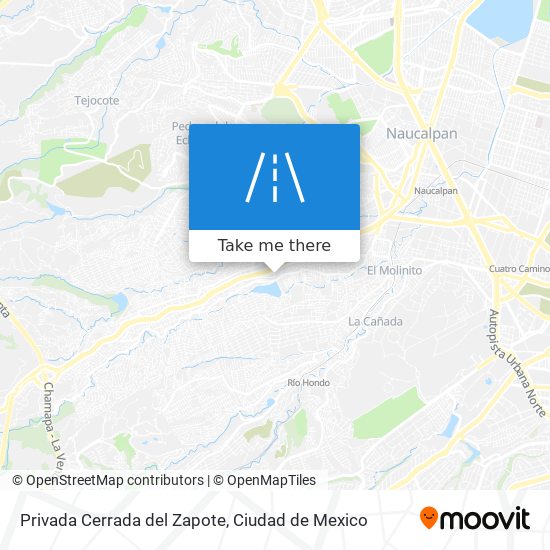 Privada Cerrada del Zapote map