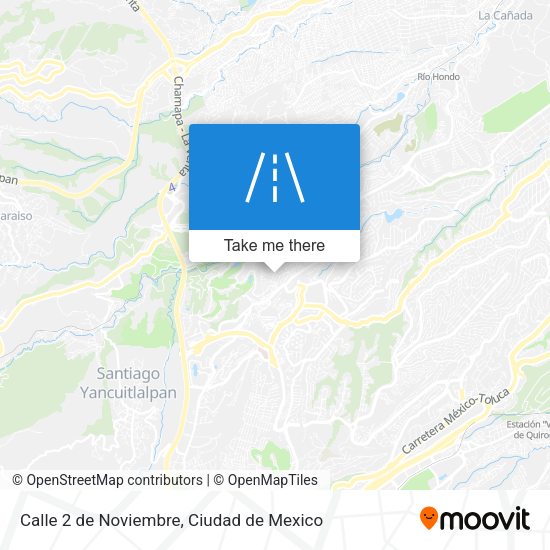 Calle 2 de Noviembre map