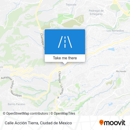 Mapa de Calle Acción Tierra